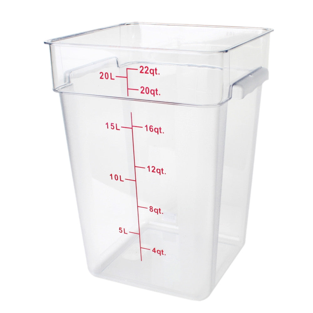 Polycarbonate Square Container 20.9 Litres