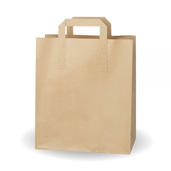 Large Brown Kraft SOS Bag 25.5x30x13cm 1x250