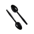 Black Heavy Duty Reusable PS (150mm/5.9") Dessert Spoon Box of 1000
