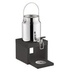 Stainless Steel Milk Dispenser with Black Beech Wood Base (Pre Order Only)