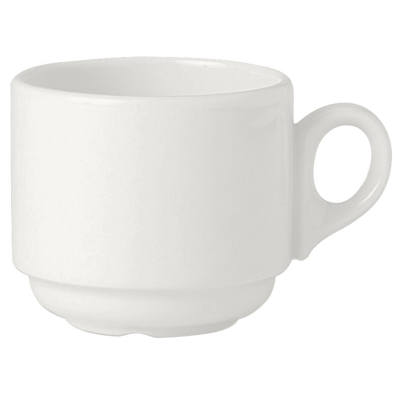 Simplicity White Atlanta Stacking Cup 21.25cl (7 1/2oz)