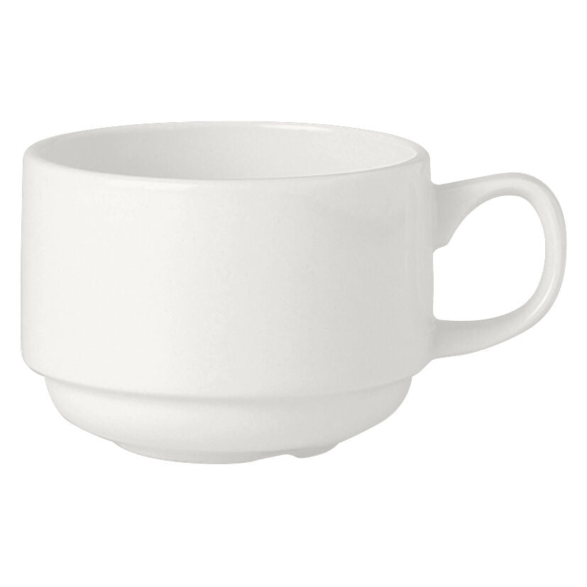 Simplicity White Slimline Stacking Cup 10cl (3 1/2oz)