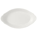 Simplicity White Oval No4 Eared Dish 34 x 19cm (13 3/8 x 7 1/2")