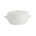 Simplicity White Casserole Bowl With Lid 42.5cl (15oz)