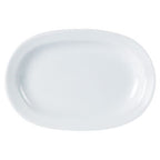 Porcelite Rimmed Deep Oval Plate 25cm/10" Box of 6