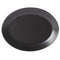 Seasons by Porcelite Graphite Oval Plate 30cm/12" Box of 6