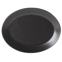 Seasons by Porcelite Graphite Oval Plate 30cm/12" Box of 6