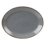 Seasons by Porcelite Storm Oval Plate 30cm/12" Box of 6