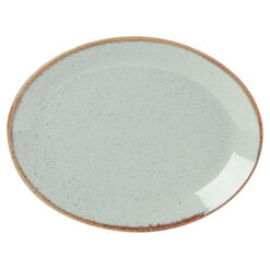 Seasons by Porcelite Stone Oval Plate 30cm/12" Box of 6