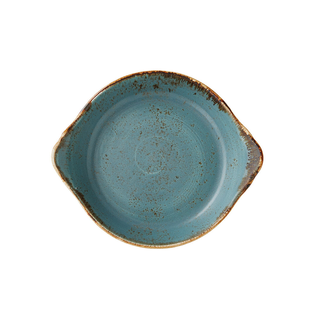 Craft Blue Round Eared Dish 18.5cm (7 1/4")