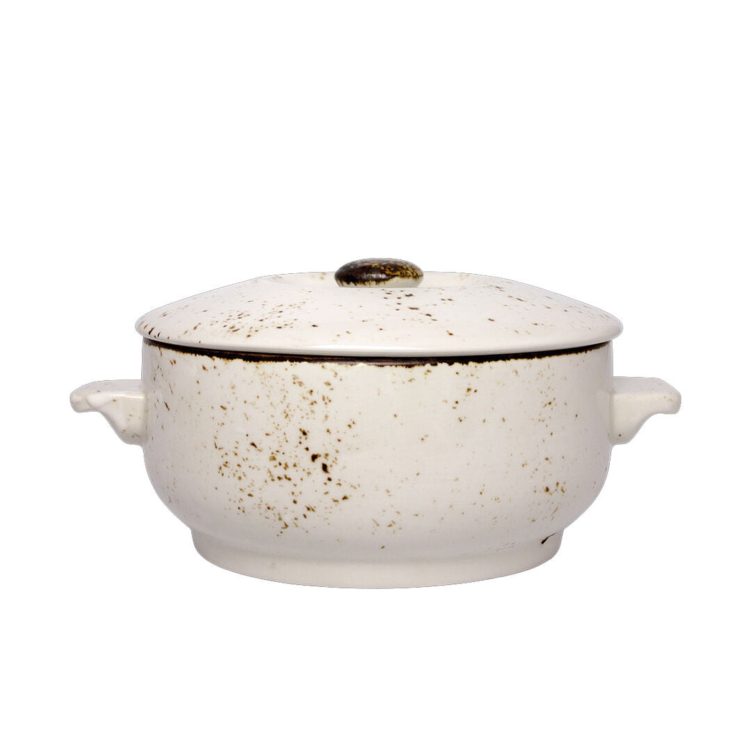 Craft White Lid For Casserole Soup 0828