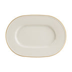 Line Gold Band Oval Plate 31cm (Special Purchase Item Delivery Lead Time 14 Working Days)