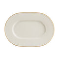 Line Gold Band Oval Plate 31cm (Special Purchase Item Delivery Lead Time 14 Working Days)
