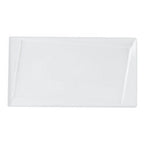 Porcelite Twist Rectangular Platter 29x16cm/11.25x6.5" Box of 6