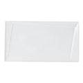 Porcelite Twist Rectangular Platter 29x16cm/11.25x6.5" Box of 6