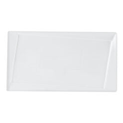 Porcelite Twist Rectangular Plate 32.5x17.5cm/12.5x7" Box of 6