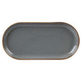 Seasons by Porcelite Storm Narrow Oval Plate 32x20cm/12.5x8" Box of 6