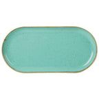 Seasons by Porcelite Sea Spray Narrow Oval Plate 32x20cm/12.5x8"  Box of 6