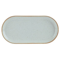 Seasons by Porcelite Stone Narrow Oval Plate 32x20cm/12.5x8" Box of 6