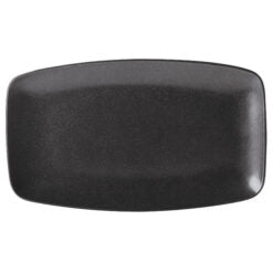 Seasons by Porcelite Graphite Rectangular Plate 31x18cm/12 x 7" Box of 6