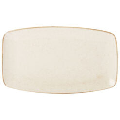 Seasons by Porcelite Oatmeal Rectangular Plate 31x18cm/122x7" pack of 6