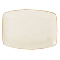 Seasons by Porcelite Oatmeal Rectangular Plate 32cm pack of 6