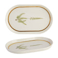 Botanical Oval Plate 18cm Pack of 6