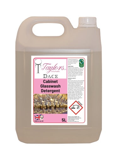 DACE Cabinet Glass Wash Detergent 5L