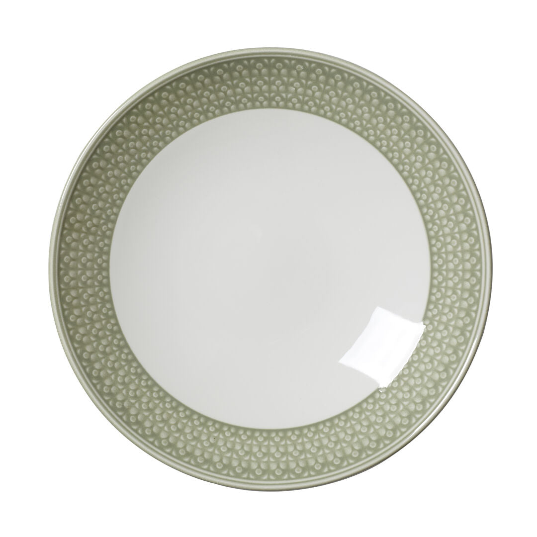 Bead Sage Accent Coupe Bowl 25.25cm 120.25cl (10" 42 3/10oz)
