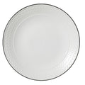 Bead Black Band Accent Coupe Plate 28.5cm (11 1/4")