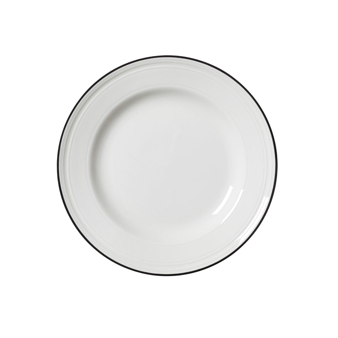 Bead Black Band Plate 20.25cm (8")