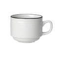 Bead Black Band Stacking Cup 20cl (7oz)