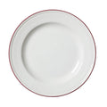 Bead Maroon Band Plate 25.5cm (10")