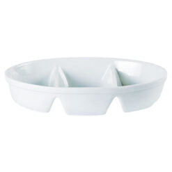 Oval 3 Division Dish 28cm/11" Box of 4