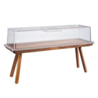 Acacia Wood GN 2/4 Buffet Stand 53 x 16.2cm (Lid not included)