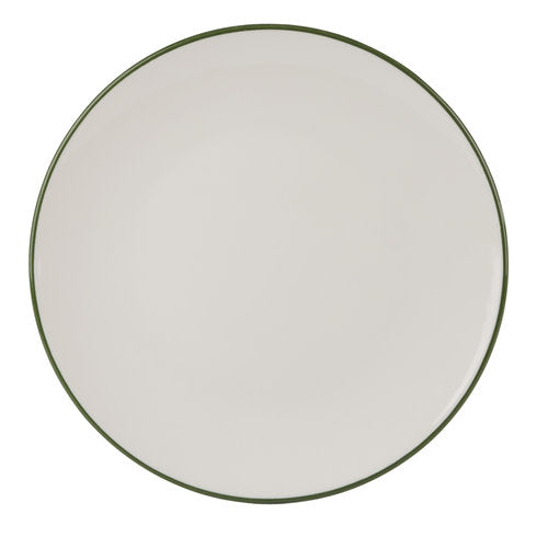 Modest Green Coupe Plate 28.5cm / 11.25" (Boxes of 6)
