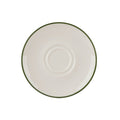 Modest Green Double Well Saucer 16cm / 6.25" (Boxes of 12)
