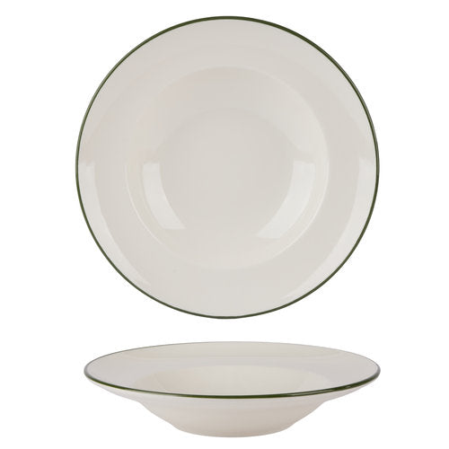 Modest Green Pasta Plate 28cm / 11"   560ml / 19.75oz (Boxes of 6)