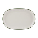 Modest Green Oval Platter 28 x 18cm / 11" x 7" (Boxes of 6)