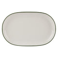 Modest Green Oval Platter 33 x 21cm / 13" x 8.25" (Boxes of 6)