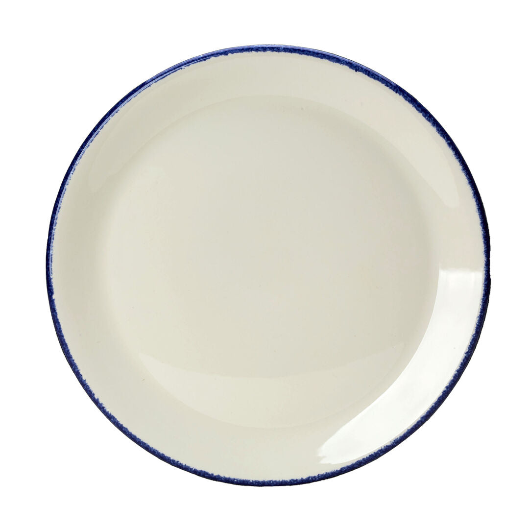 Blue Dapple Coupe Plate 23cm (9")