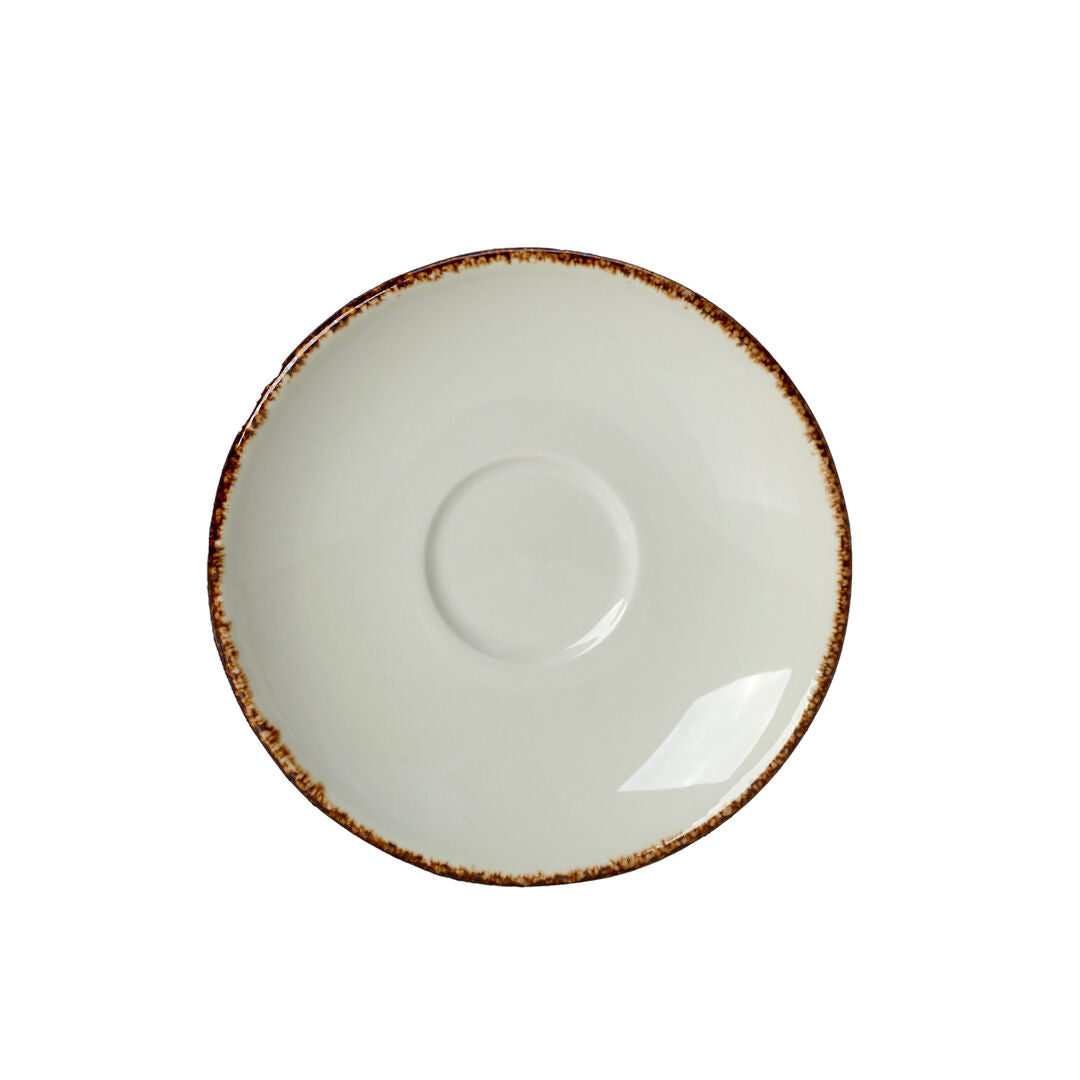 Brown Dapple Liv Saucer 12.5cm (4 7/8")