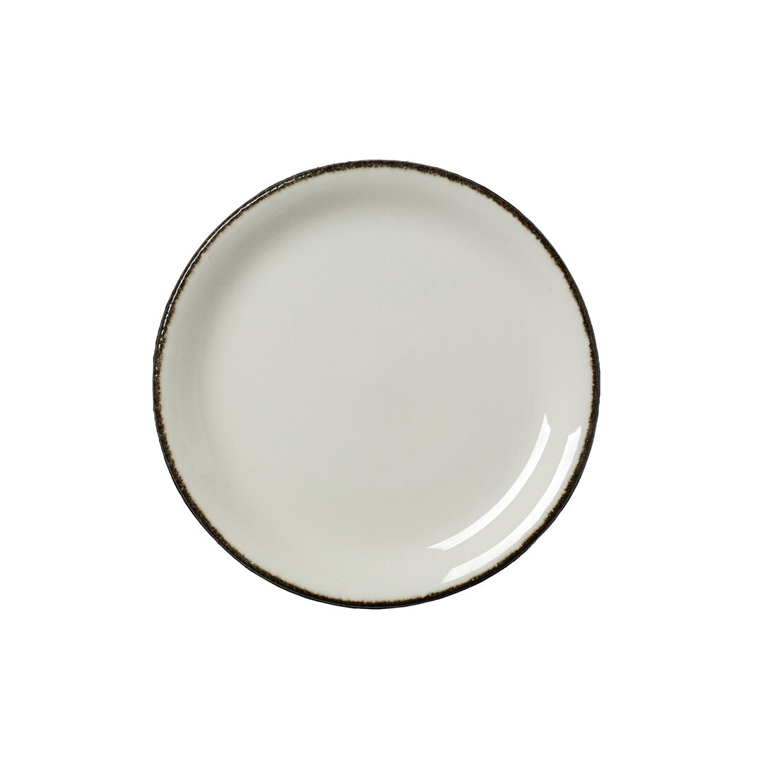 Charcoal Dapple Coupe Plate 20.25cm (8")