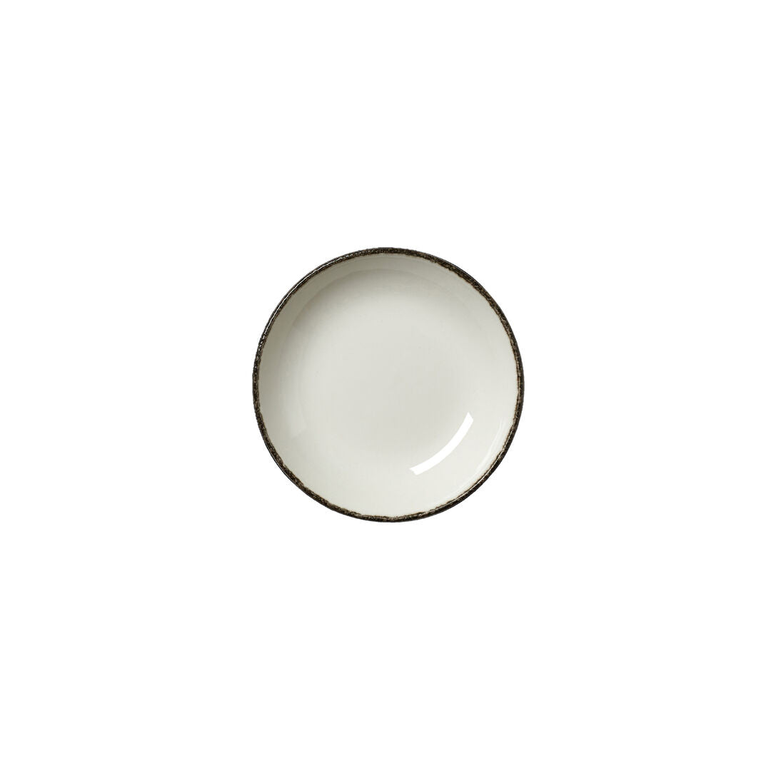 Charcoal Dapple Coupe Bowl 13cm 16cl (5 1/8" 5 3/5oz)