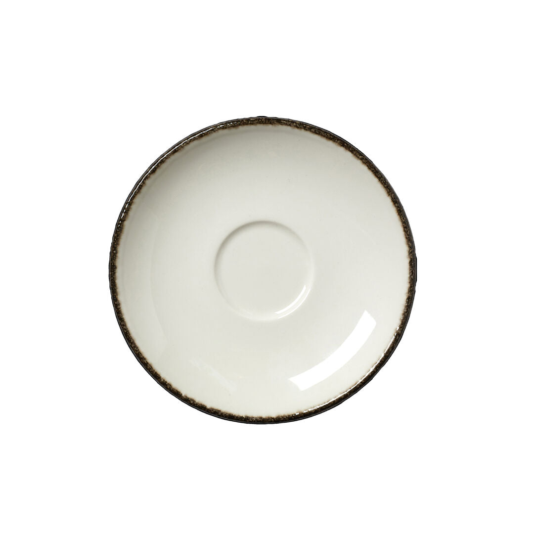 Charcoal Dapple Liv Saucer 12.5cm (4 7/8")