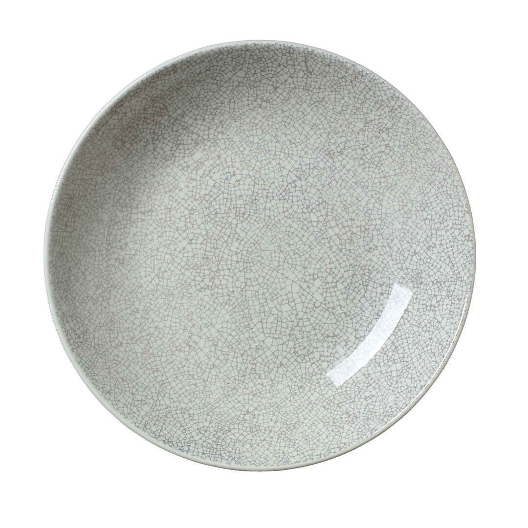 Ink Crackle Grey Coupe Bowl 25.5cm 120.25cl (10" 42 2/7oz)