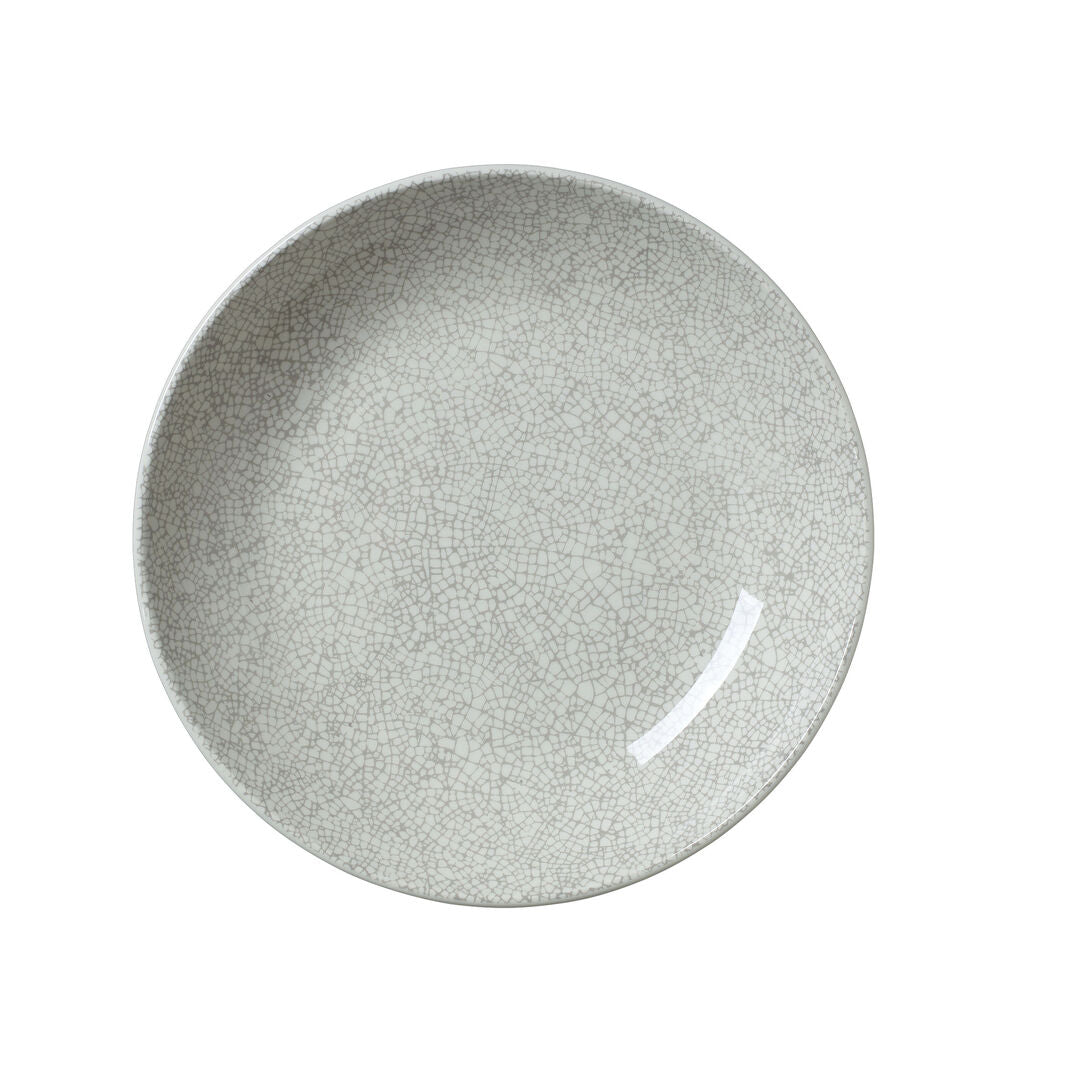 Ink Crackle Grey Coupe Bowl 21.6cm 83.5cl (8 1/2" 29 2/5oz)
