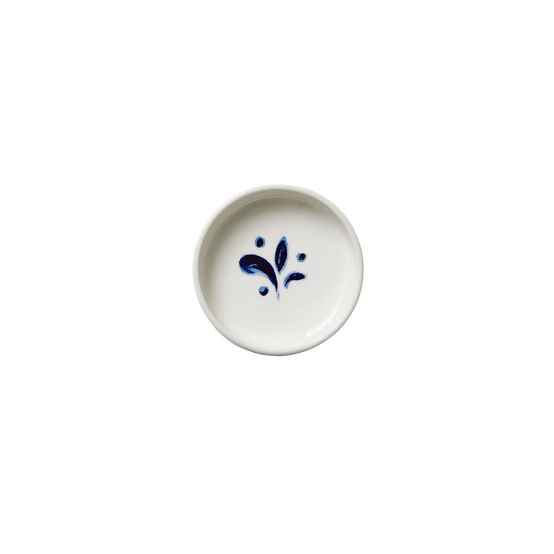 Messina Blue Round Stacking Tray 10.25cm (4") (Boxes of 12)