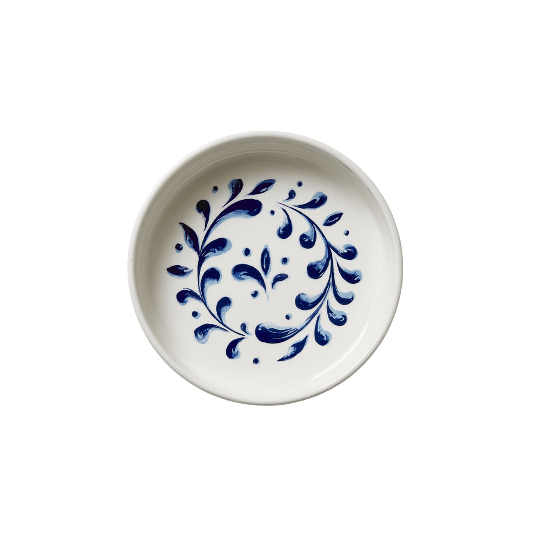 Messina Blue Round Stacking Tray 16.5cm (6 1/2") (Boxes of 12)