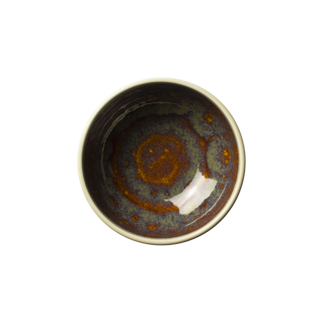 Aurora Vesuvius Amber Bowl 13.5 x 5.75cm 47cl (5 1/4 x 2 1/4" 16 1/2oz)
